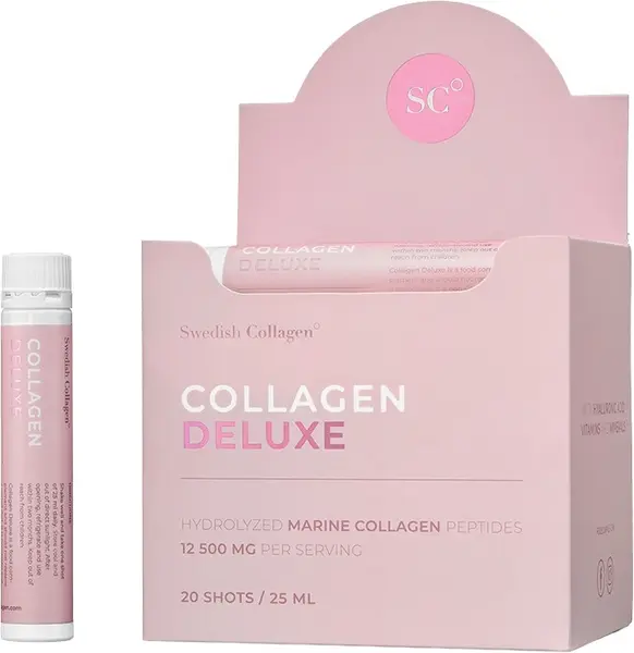 Collagen Deluxe, fără gust, 20 shoturi, Swedish Collagen