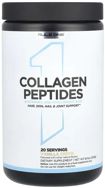 Collagen Peptides, cremă de vanilie, 230 g, Rule1