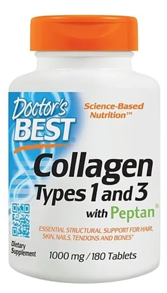 Collagen Types 1 and 3, 1000 mg, 180 tablete, Doctor's Best