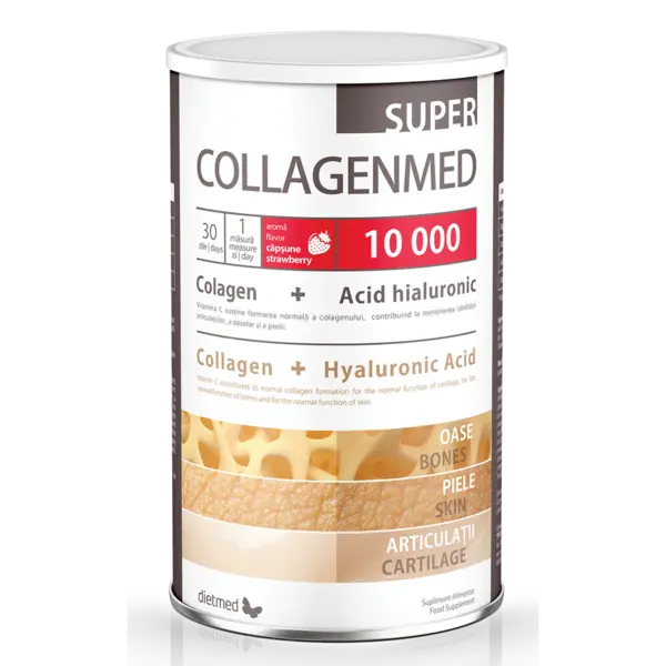 CollagenMed Super 10.000 capsune 450 g