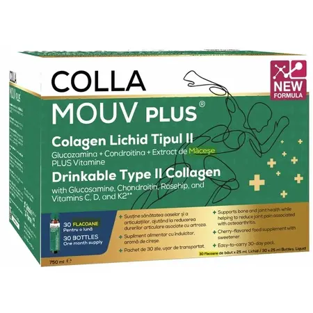 Collamouv Plus colagen lichid tip II, 25 ml x 30 fiole, Deutsche Heilmittel GmbH