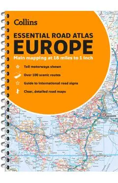 Collins Essential Road Atlas Europe - Collins Maps