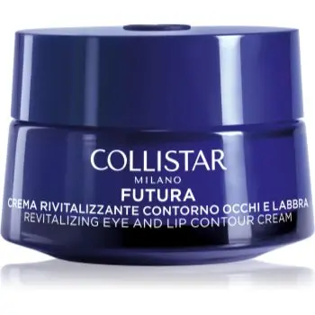 Collistar Futura Revitalizing Eye and Lip Countour Cream cremă intensivă cu efect de întinerire pentru ochi și buze cu efect revitalizant