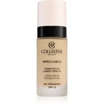 Collistar Impeccabile Long Wear Foundation machiaj persistent