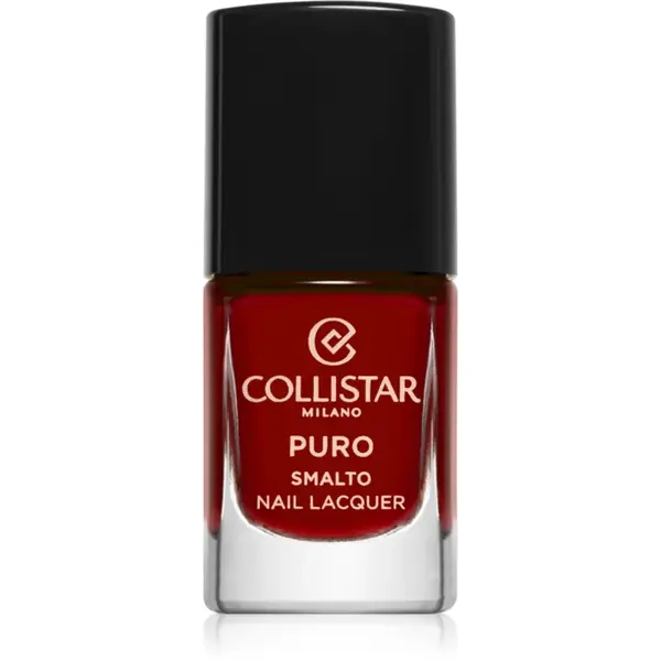 Collistar Puro Long-Lasting Nail Lacquer lac de unghii cu rezistenta indelungata culoare 111 Rosso Milano 10 ml