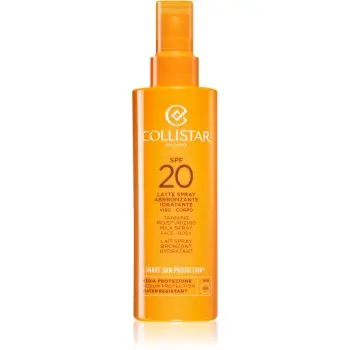 Collistar Smart Sun Protection Tanning Moisturizing Milk Spray SPF 20 spray-loțiune de protecție SPF 20