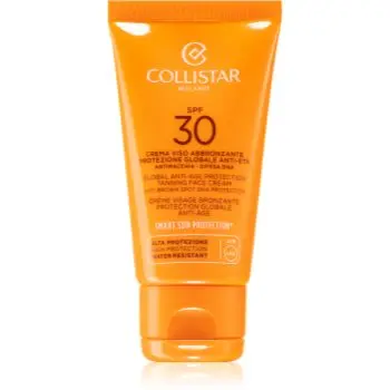 Collistar Special Perfect Tan Global Anti-Age Protection Tanning Face Cream crema protectie solara cu efect de antiimbatranire SPF 30