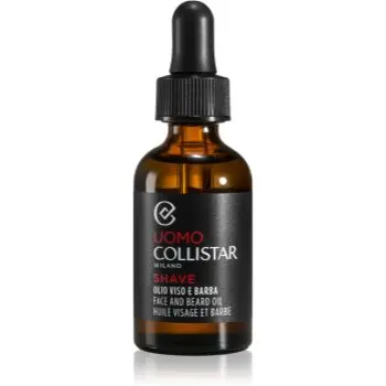 Collistar Uomo Face and Beard Oil ulei hrănitor pentru față și barbă