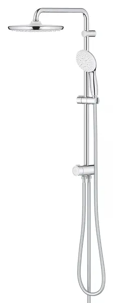 Coloana dus Grohe Tempesta 250, 26980001, montare pe perete, aparent, dus fix 250 mm, 3 functii, Crom lucios