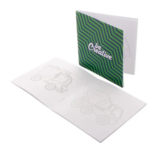 ColoBook carte de colorat personalizata, animale - alb