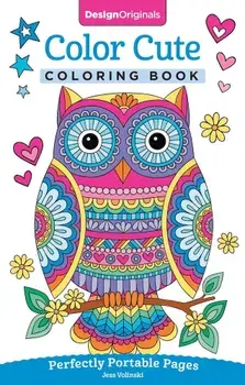 Color Cute Coloring Book: Perfectly Portable Pages, Paperback/Jess Volinski