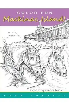 COLOR FUN - Mackinac Island! A coloring sketch book.: Color all of Mackinac Island's famous treasures, sights and unique things that it has to offer. - Cher Charest