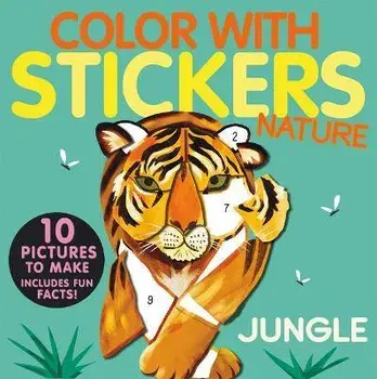 Color with Stickers: Jungle: Create 10 Pictures with Stickers!, Paperback/Jonny Marx