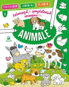 Coloreaza si completeaza imagini cu animale/***