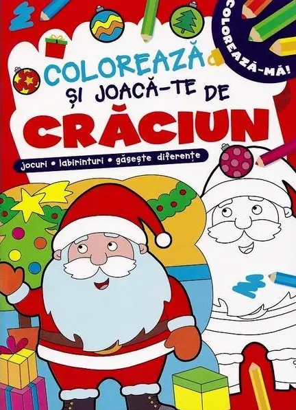 Colorează și joacă-te de Crăciun