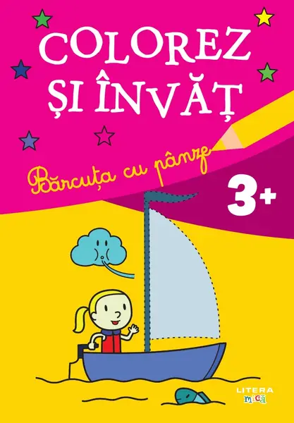 Colorez si invat. Barcuta cu panze (3+)