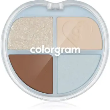 Colorgram Tintin Dory Eyeshadow Palette paletă cu farduri de ochi și iluminator