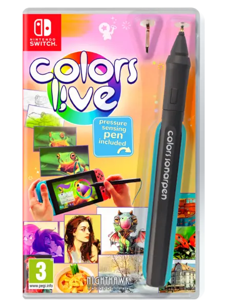 Colors Live Pressure Sensing Pen Included Нинтендо Суич