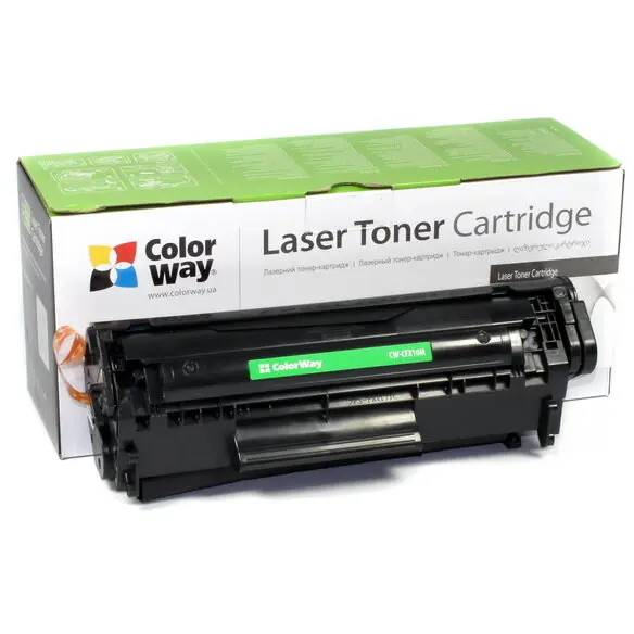 ColorWay Cartus Toner ColorWay CW-CFX10M, Negru, 1500 pagini, Laser, compatibil Canon 703/FX9/FX10 si HP Q2612A