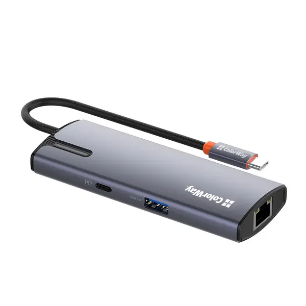 ColorWay Docking Station ColorWay CW-HUB03, 6-in-1, 100W
