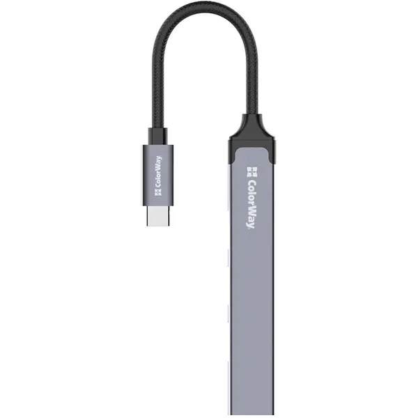 ColorWay Docking Station Multiport ColorWay CW-HUB04, 4-in-1, Gri