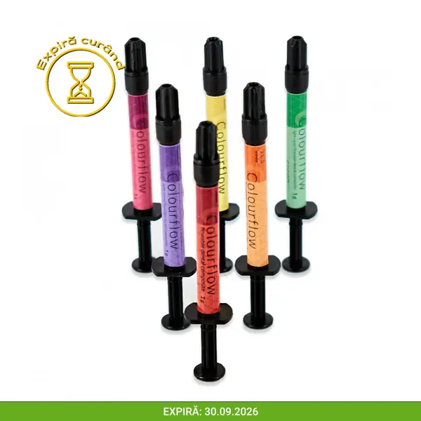 Colour Flow - compozit fluid colorat, culoare: galben, exp 30-09-26