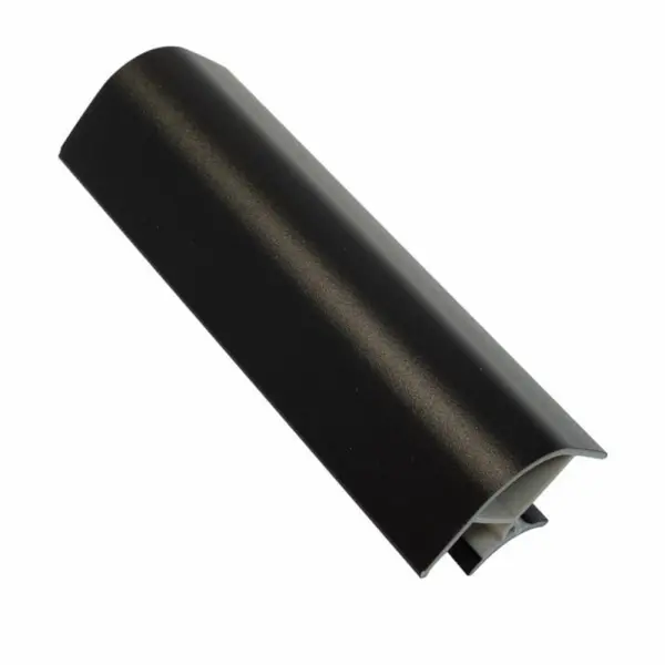 Coltar 90 Grade pentru Plinta H120 mm, Finisaj Negru Mat
