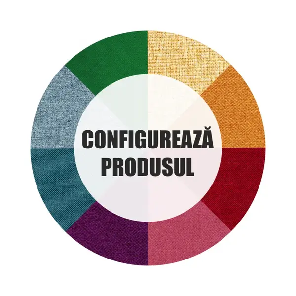 Coltar Canapea BEGA extensibil, cu arcuri si lada depozitare, colt interschimbabil, diverse culori, 240x153x80 cm