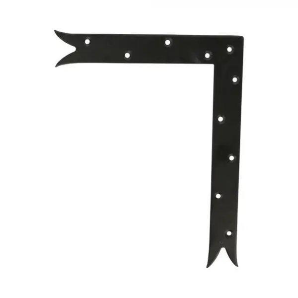 Coltar Decorativ Dreapta Model Morena, 300x240x4.0 mm, Finisaj Negru