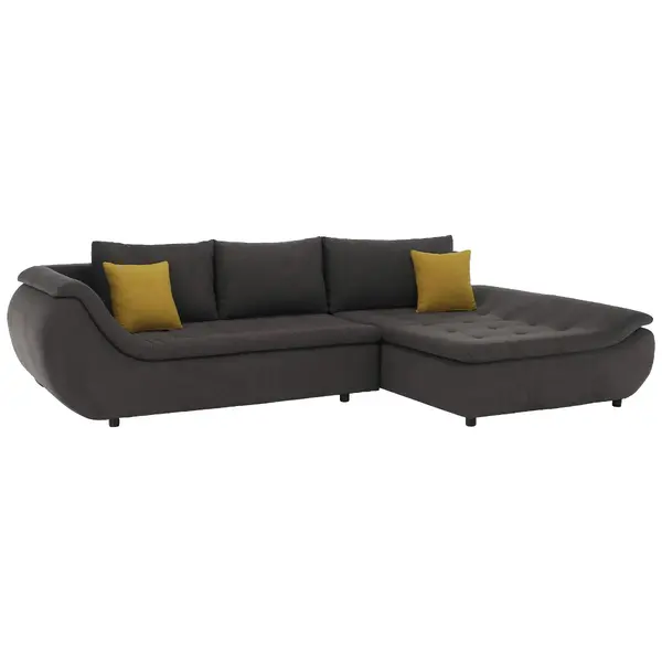 Coltar dreapta extensibil TARVIK 310 CM - Gri inchis