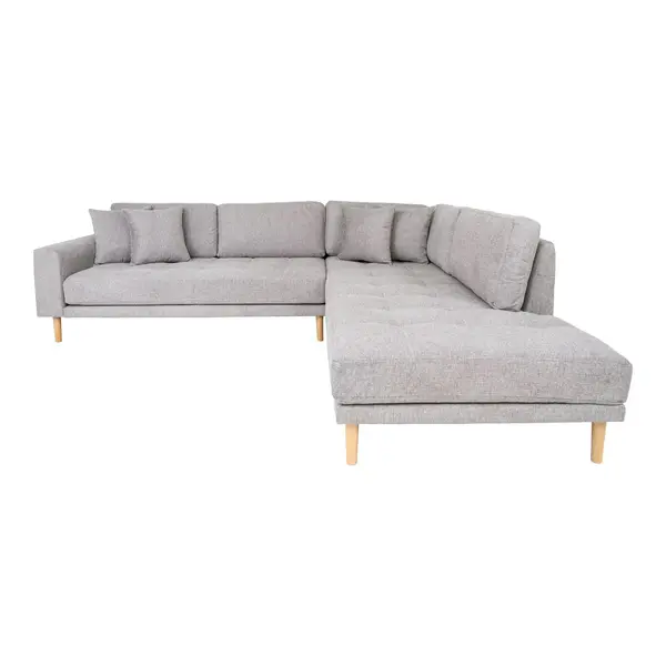 Coltar dreapta LIDAS LIGHT GREY 257 CM - Grey