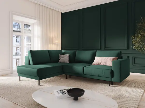 Coltar extensibil 5 locuri Caro stofa L247 cm