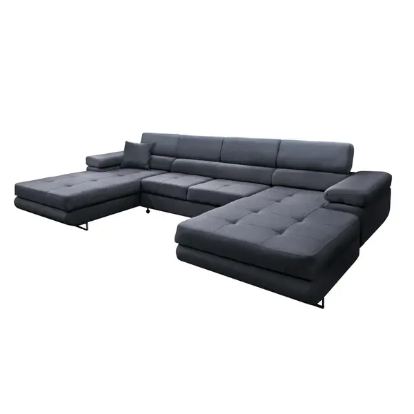 Coltar extensibil AMERITA U 350 CM - Gri inchis