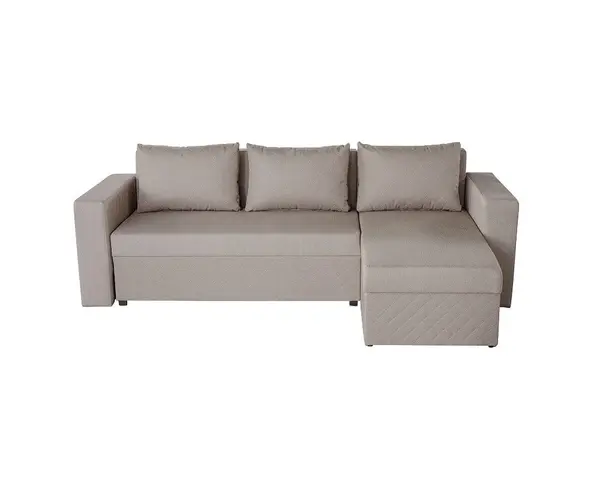 Coltar Extensibil Bedora Amadeo Bej 247x148x78 cm, lada de depozitare, reversibil