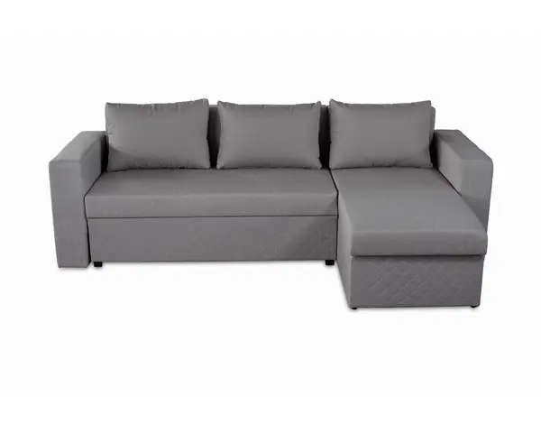 Coltar Extensibil Bedora Amadeo Gri 247x148x78 cm, lada de depozitare, reversibil