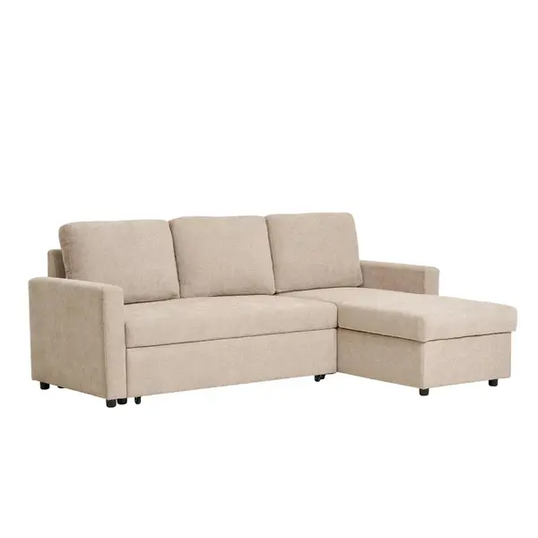 Coltar extensibil reversibil BEIFORT 218 CM - Beige