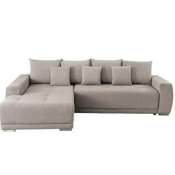 Colțar Extensibil, textil, bej, 204/280 cm