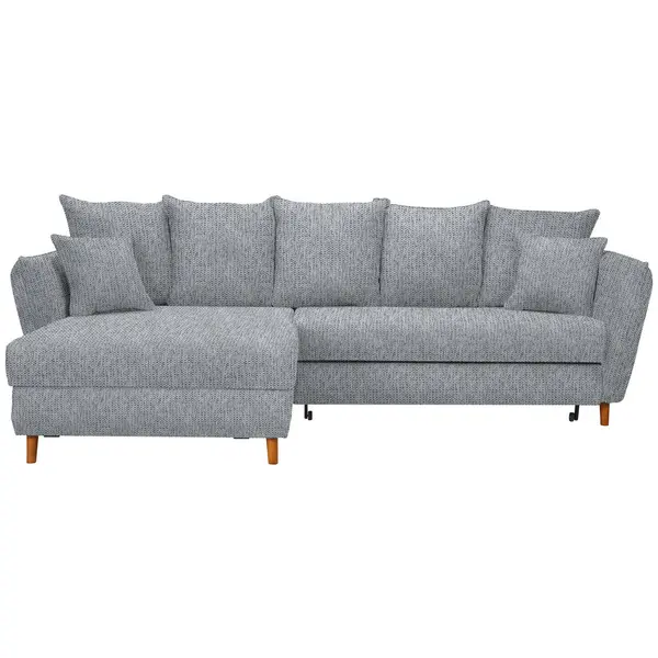 Colțar Extensibil, textil, gri deschis,
