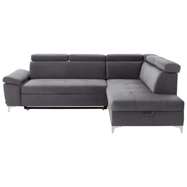 Coltar Extensibil, textil, gri închis, 271/206 cm