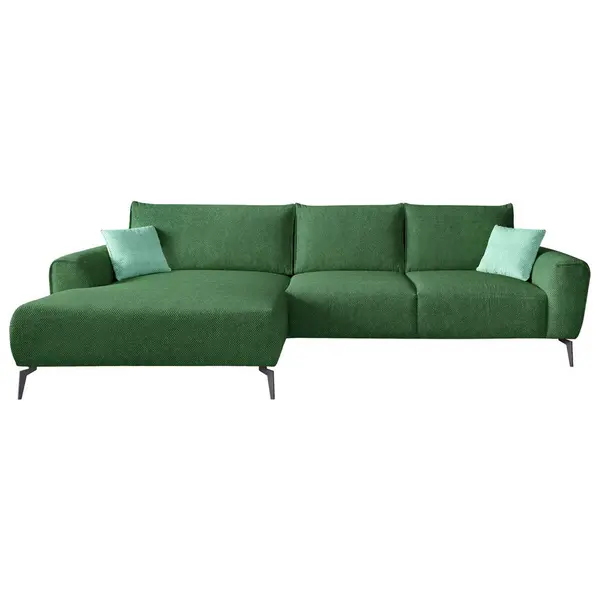 Colțar Extensibil, textil, verde, 170/272 cm