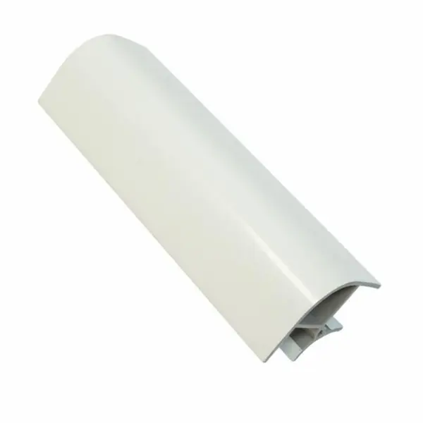 Coltar Multiangolo pentru Plinta H120 mm, Finisaj Alb