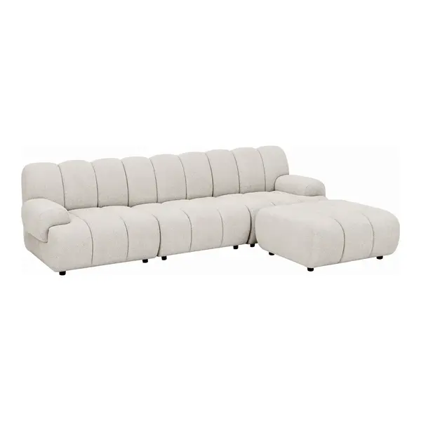 Coltar stanga/dreapta TARSIO 276 CM - Beige / Dreapta