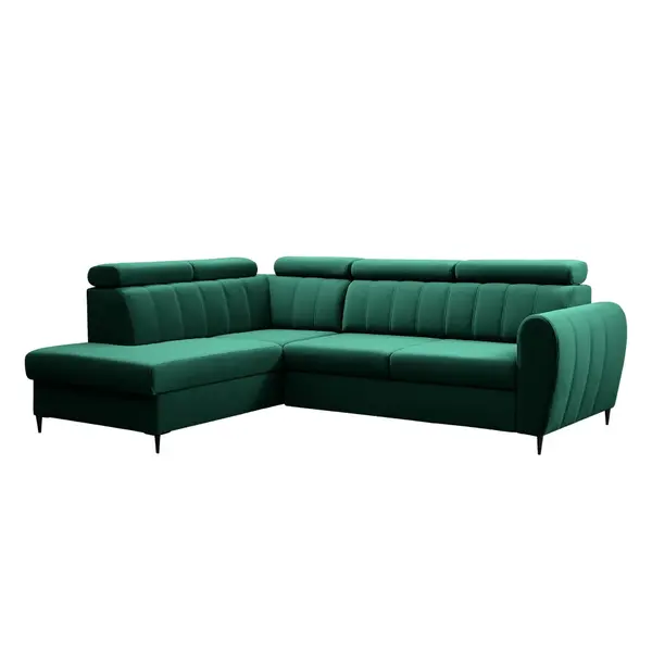 Coltar stanga extensibil STROVIS L 262 CM - Verde
