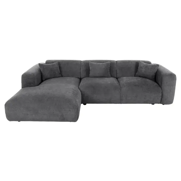 Coltar stanga LARCO 282 CM - Gri inchis