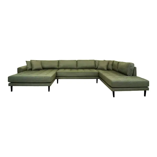 Coltar stanga LIDAS U OLIVE GREEN 370 CM - Olive
