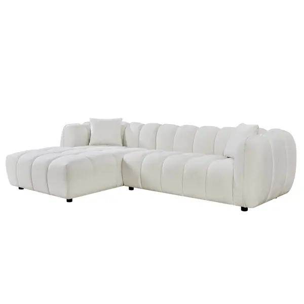 Coltar stanga POMARAN 280 CM - Cream