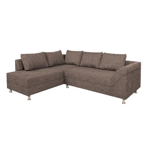 Colțar, textil, material pe bază de lemn, cappuccino