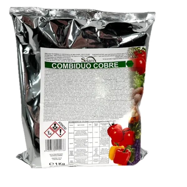 Combiduo Cobre 1 kg, fungicid sistemic, mana (vita de vie, cartof, ardei, tomate, vinete) - Default Title