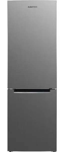 Combina frigorifica Albatros CFX395E, 315 L, Clasa E, H 186 cm (Argintiu)