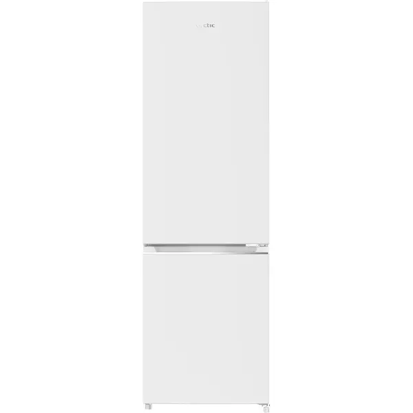 Combina frigorifica Arctic AK54262E50SW, Sistem racire static, Clasa D, Iluminare LED, Alarma usa, Alb